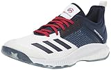 adidas Crazyflight X3 Usav Volleyballschuh für Damen, Wei (Weiß/Collegiate Navy/Power Red), 41 EU