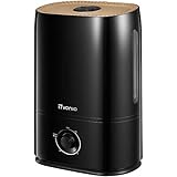 iTvanila Ultraschall Luftbefeuchter Schlafzimmer, 5L Luftbefeuchter mit kühlem Nebel, 40 Stunden Betriebszeit, Nanobeschichtung, 360 ° Düse, extrem leise, automatische Abschaltung