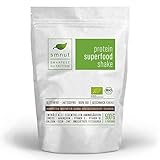 Protein Superfood Shake KAKAO 500g | Vegan und Bio | Hanf- und Reisprotein | Ohne Zusatzstoffe, Laktose- und Glutenfrei | Stärkt das Immunsystem auf natürliche Weise | Hergestellt in Deutschland