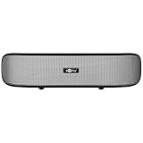 Goobay SoundBar 6W Stereo Lautsprecher für PC, TV und Notebook, schwarz