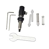 ZSHJG Bogenschießen Kissen Plunger Screw-on Pfeilauflage Aluminium Kissen Bogenschießen Button Plunger für Recurve Bow (Schwarz)