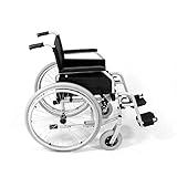 bescomedical Rollstuhl Primus MS 2.0, Faltbar, mit Steckachsensystem, Sitzbreite 52 cm