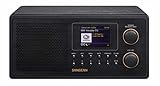 Sangean WFR-30 Internetradio mit DAB+, WiFi und Aux-In - Spotify Connect - UNDOK app - schwarz