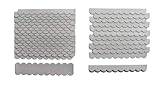 crash-marek 1,2m²-3-Sets Mini Dachschindeln,Aluminium,Dachpappe,Briefkasten,Vogelhäuser,Sandkastenüberdachung,Abdeckung,Bastlersatz,Biberschwanz,Nistkasten