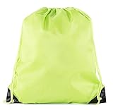 Mato & Hash Kordelzugbeutel, Kordelzug, 15 Farben, 100 Stück erhältlich, Unisex-Erwachsene, lime, 10 Bags