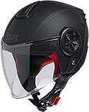 IXS Jethelm 851 1.0 weiß M XL mattschwarz