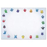 Schreibtischunterlage „Monster“ aus Papier | DIN A2 | 24 Blatt | Für Kinder und Erwachsene | Ideal als Notizblock, Organizer, Wochenplaner & Tagesplaner