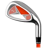 Unbekannt Golf Übung Chipper, Golf Practice Club Golf Carbon Eisen 7 Eisen Anfänger Übungsstange for 3-12 Jahre Orange Rot Blau (Farbe : 3-5Age-Orange, Größe : Steel Body)