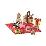 Schleich 42426 Farm World Spielset - Geburtstagspicknick, Spielzeug ab 3 Jahren