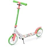 meteor® URBAN Scooter :Big Wheel 200 Kickscooter Tret-Roller, Stunt Scooter klappbar, Erwachsene & Kinderroller, Sehr langlebig -bis zu 90Kg (Arizona)