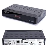 Xoro HRT 8729 Full HD HEVC DVB-T/T2 Receiver (H.265, HDTV, HDMI, kartenloses Irdeto-Zugangssystem für freenet TV, Mediaplayer, USB 2.0, 12V) schwarz