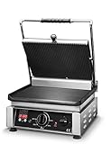 Profi Gourmet Grill - Doppel Kontaktgrill von Caso mit 2500 Watt gerillt/glatte Bratfläche