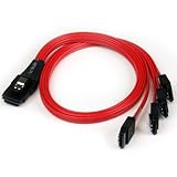 StarTech.com SFF-8087 auf 4x SATA Kabel 50 cm - Internes Mini SAS auf Serial-ATA Reverse Multilane Kabel - SFF 8087 36-Pin / S-ATA 7-Pin