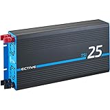 ECTIVE 2500W 24V zu 230V Reiner Sinus-Wechselrichter TSI 25 mit integrierter NVS- und USV-Funktion