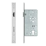ToniTec Haustürschloss Einsteckschloss Stumpf 65/92 28mm Stulpbreite käntig PZW