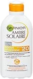 Garnier Ambre Solaire Sonnencreme/Feuchtigkeitsspendende Sonnenschutz-Milch LSF 20 (1 x 200 ml)