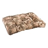 Ferplast 82183099W1 Baumwollbett SOFFY 65, für Katzen und Hunde, Maße: 64 x 40 x 10 cm, camouflage