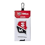 Wilson Unisex-Adult TRI FOLD Golfhandtücher, White, One Size