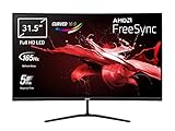 Acer ED320QRP Gaming Monitor 31,5 Zoll (80 cm Bildschirm) Full HD, 165Hz DP, 144Hz HDMI, 5ms (G2G), 2xHDMI 1.4, DP 1.2, HDMI/DP FreeSync