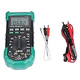 MASTECH Digitales Multimeter MS8229 4000 Counts Auto Range Lux Schallpegel Temperatur Feuchte Tester LCD Hintergrundbeleuchtung DMM mit Noise Illumination Dioden Transistor Test