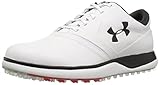 Under Armour Performance SL Herren-Golfschuhe aus Leder, Weiß (weiß/schwarz), 44.5 EU