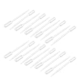 sourcingmap 20Stk.1 ML Kunststoff Einweg Augentropfer Absolute Transfer Pipettenspitzen DE de