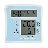 Unbekannt Chun Li Temperatur Hygrometer, hohe Präzision Digitalanzeige elektronische Thermometer Innen-Büro Multifunktionstrocken Hygrometer, 135x140x20mm Wetterstationen (Size : 135x140x20mm)