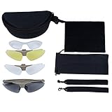 LIOOBO Skibrille Set Outdoor Sports Ski Brille CS Military Brille Winddicht Fahrrad Motorrad Schutzbrille Skibrille für Airsoft Paintball Reiten Radfahren (Schlamm Farbe Stil) Winter-Zubehör