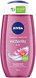 NIVEA Pflegedusche Waterlily & Oil (250 ml), erfrischendes Duschgel mit Pflegeöl-Perlen, verwöhnende Dusche mit zartem Wasserlilien-Duft