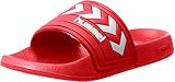 hummel Unisex-Erwachsene Larsen Slipper SMU Dusch- & Badeschuhe, Rot (True Red), 36 EU