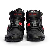 Motorradstiefel - Motorradschuhe Racing Stylist Ankle Boot Motorrad Offroad Touring Schuhe Wasserdicht Gepanzert für Herren Jungen Biker