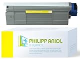 Alternativ zu OKI 43872305 fÃ¼r OKI C5650 / C5750 Toner Yellow (ca. 8000 Seiten bei 5% Deckung) für C 5650 / 5650 DN / 5650 N / 5750 / 5750 DN / 5750 N
