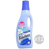 FABULOSO Weichspüler Set 12 l 1,5 frischer Morgen blau Waschmittel Waschmittel und Wäsche