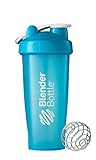 BlenderBottle Classic Loop Shaker, Protein Shaker mit BlenderBall 820 ml, aqua