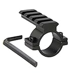 Mangobuy Taktische Jagd 25,4mm & 1 '' Zielfernrohr Ring 20mm Schiene Für Gewehr Zusätzliche Taschenlampe Laser