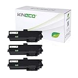 3 Kineco Toner kompatibel mit Kyocera TK-1150 für Kyocera Ecosys P2235dn P2235dw M2135 M2635 M2735 - je 3.000 Seiten
