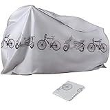 WENTS Fahrradabdeckung Wasserdichter Fahrradgarage Motorradgarage Fahrradschutzhülle Regenschutz Schutzbezug Anti Dust Sun Regen Wind Proof UV Schutz Regen Schnee(210x100CM)