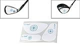 LL-Golf ® 90er Set Golf Impact Tapes/Label mit je 30 Driver/Holz, Eisen/Wedges und schmale Holz/Hybrid Tapes/Golfschläger Schlagfläche Impact Aufkleber/Etiketten RH