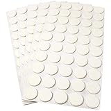 Adsamm® | 250 x Filzgleiter/Ø 22 mm/Weiß/rund / 3.5 mm starke selbstklebende Filz-Möbelgleiter in Top-Qualität