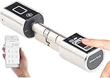 VisorTech Fingerprint Schloss: Elektronischer Tür-Schließzylinder mit Fingerprint-Scanner & Bluetooth (Schließzylinder Fingerabdruck)