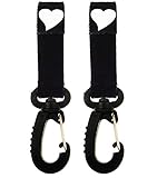 2er Pack Kinderwagenhaken Karabiner Mit Klettverschluss Kinderwagenbefestigung Befestigungshaken Für Wickeltasche Kinderwagen-haken [075]