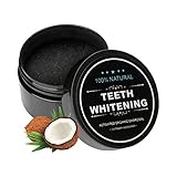 Aktivkohle Pulver Zahnaufhellung Natürliche Kokosnuss Aktivkohle Zahnpasta für Weiße Zähne Bleaching Activated Charcoal powder Teeth Whitening Zähne Aufhellen Zahnpasta