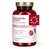 LifeWize® Granatapfel Extrakt - 40% Ellagsäure - 1500 mg Hochdosiert pro Tagesdosis - 120 Kapseln - Vegan & Hergestellt in Deutschland ohne Zusatzstoffe