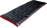 High Peak Schlafsack Ranger, anthrazit/Rot, 180 x 75 x 8 cm
