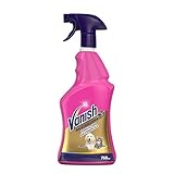Vanish Haustier-Experte Teppichreiniger – Reinigungsspray zur Teppich- & Polsterpflege – Gegen Schmutz & Geruch nach Urin – Punktuelle Fleckentfernung – 1 x 750 ml