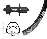 Bike-Parts Unisex – Erwachsene H-Rad 9 Laufrad, Silber, 1size