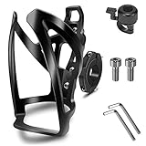 SYOSIN Flaschenhalter Fahrrad,Schwarz Getränkehalter Fahrrad und Flaschenhalter Adapter,für Fahrrad,Rennrad,Mountainbikes,Kinderwagen