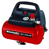Einhell Kompressor TC-AC 190/6/8 OF (1.100 W, max. 8 bar, öl-/servicefreier Motor, 6 Liter Drucklufttank, Manometer, Schnellkupplung, Sicherheitsventil, Handgriff)