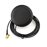 Eightwood DAB Antenne Auto Radio DAB Antenne mit SMB Stecker Digitale AM/FM Analogradioantenne Glashalterung 3M 9.8ft Verlängerungskabel Kompatibel zu Blaupunkt Pioneer Clarion Kenwood Alpine