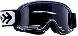 ARMOR Helmets AKC 49 Kinder Schutz-Brille, Motorrad-Helm, Schwarz